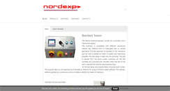 Desktop Screenshot of nordexp.com